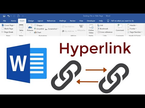 How to insert Hyperlink in Microsoft Word - Microsoft Word 2016: Hyperlink