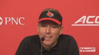 UofL Football Coach Satterfield on 45-10 LOSS vs #3 Clemson