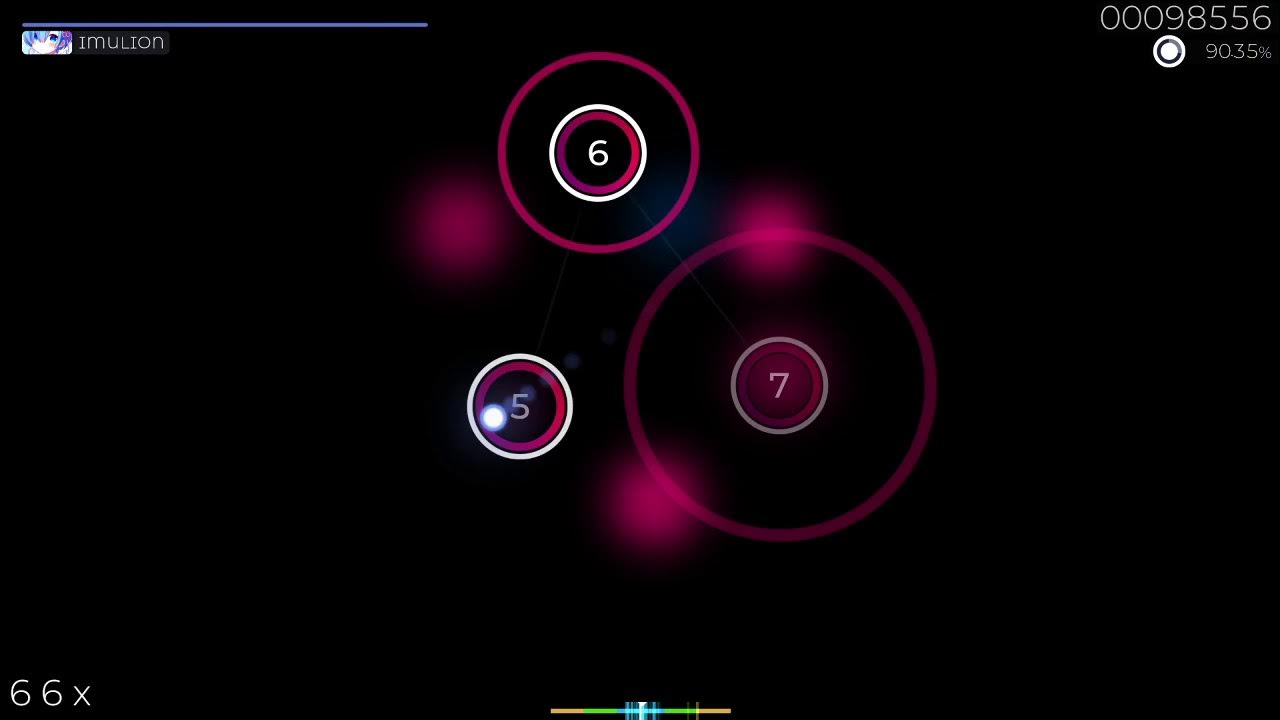 Osu 4 star jump map decent attempt YouTube