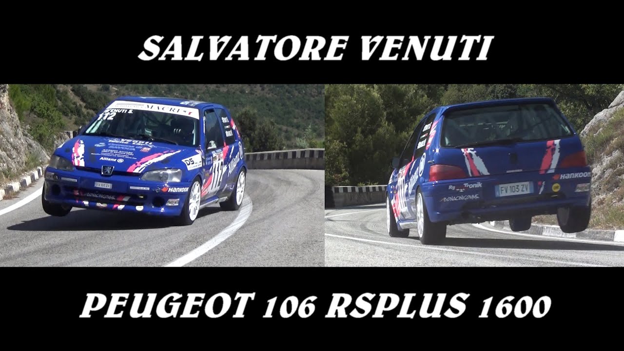 SALVATORE VENUTI | SALITA SVOLTE DI POPOLI 2022 | PEUGEOT 106 RS PLUS 1600