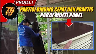 Cara Pasang Partisi Dinding Cepat Dan Praktis Pakai Multi Panel Dari Sabe Steel