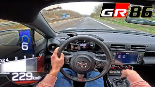 2023 Toyota GR86 | TOP SPEED POV on GERMAN AUTOBAHN screenshot 2