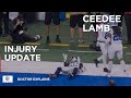 CeeDee Lamb injury update!
