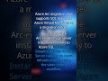 📋 Azure Arc: Azure Arc adds SQL Server on Azure Virtual Machines as a migration target #Shorts