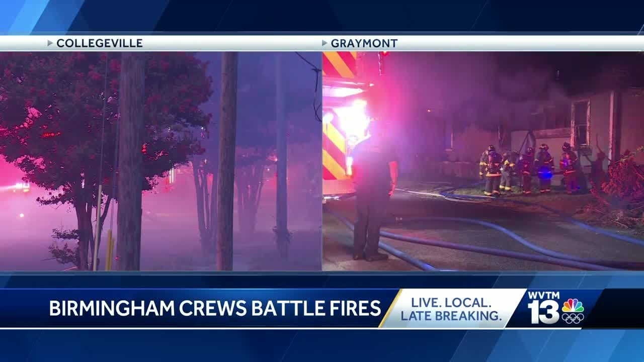 Police temporarily close road in Collegeville area of Birmingham due to structure fire