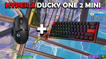 HYPER X DUCKY ONE 2 MINI ASMR ⌨😍 Lofi Fortnite ZoneWars