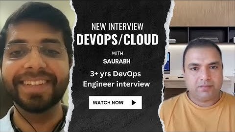 3yrs+ exp DevOps Engineer Interview #devopsengineer #devopsinterview #devopsproject #cloudjobs #aws