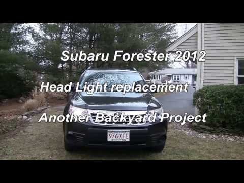 Subaru Forester 2012 to 2017 Head Light Replacement