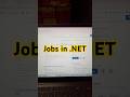 Sr. .NET Development jobs indeed #fullstackdeveloperjobs #programminglanguage