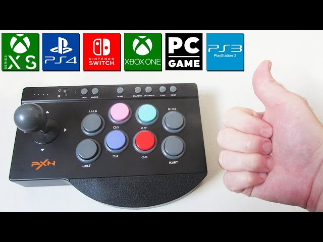 PXN 0082 Arcade Fight Stick Joystick for PC, PS3, PS4, Xbox one, Xbox  Series X|S, Nintendo Switch