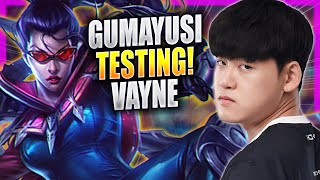 GUMAYUSI TESTING VAYNE IN KR SOLOQ! - T1 Gumayusi Plays Vayne ADC vs Samira! | Season 2023