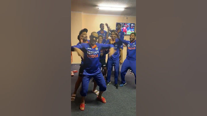 India team celebration after winning trophy kala chasma viral dance by indian cricket team