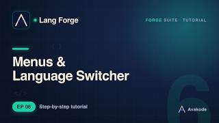 06. Translating Menus and Adding a Language Switcher