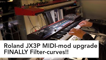 Roland JX3P Series Circuits MIDI-mod