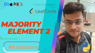 Majority Element 2 leetcode python |  Most efficient | Leetcode 229 solution | Theory explained