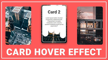 Amazing Card Hover Effect With Pure CSS | HTML5 | CSS3 | Techy programmers