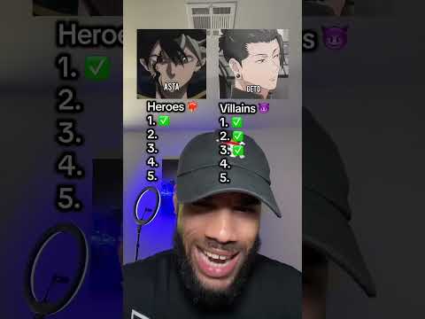 Anime Heroes & Villains 1v1… FIRST TO 5 Gets RIDICULOUS 😳 #anime #onepiece #dragonball #shorts