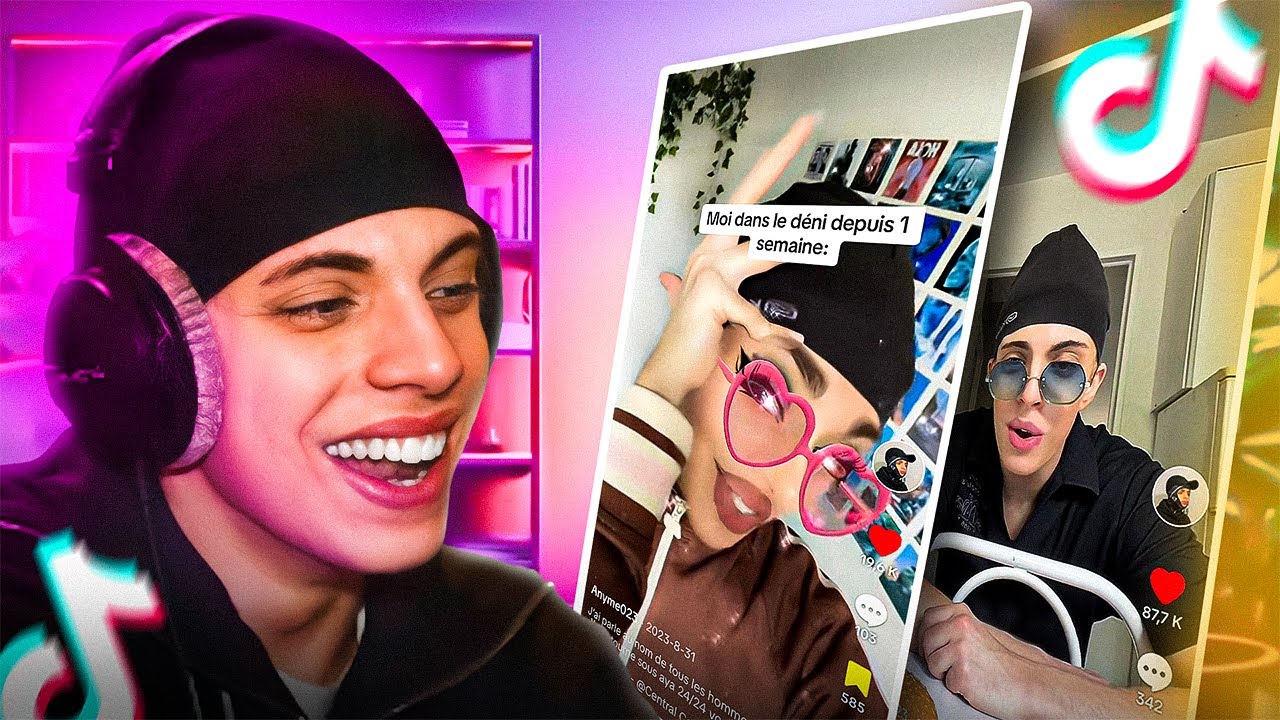 JE VOUS MONTRE MES PREMIERS TIKTOKS (c'est vraiment la gêne)