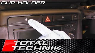 How to Remove Cup Holder - Audi A4 S4 RS4 - B6 B7 - 2001-2008 - TOTAL TECHNIK