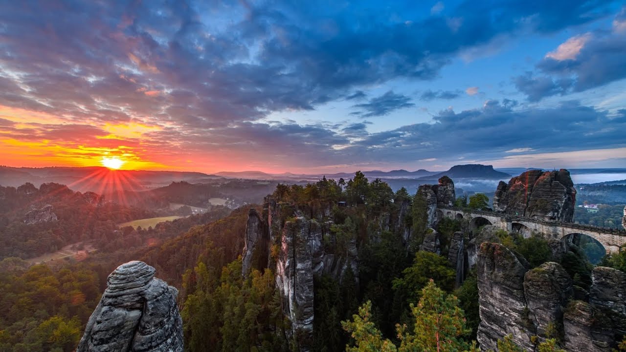 Bastei, Elbsandsteingebirge, Sächsische Schweiz, Deutschland, Germany