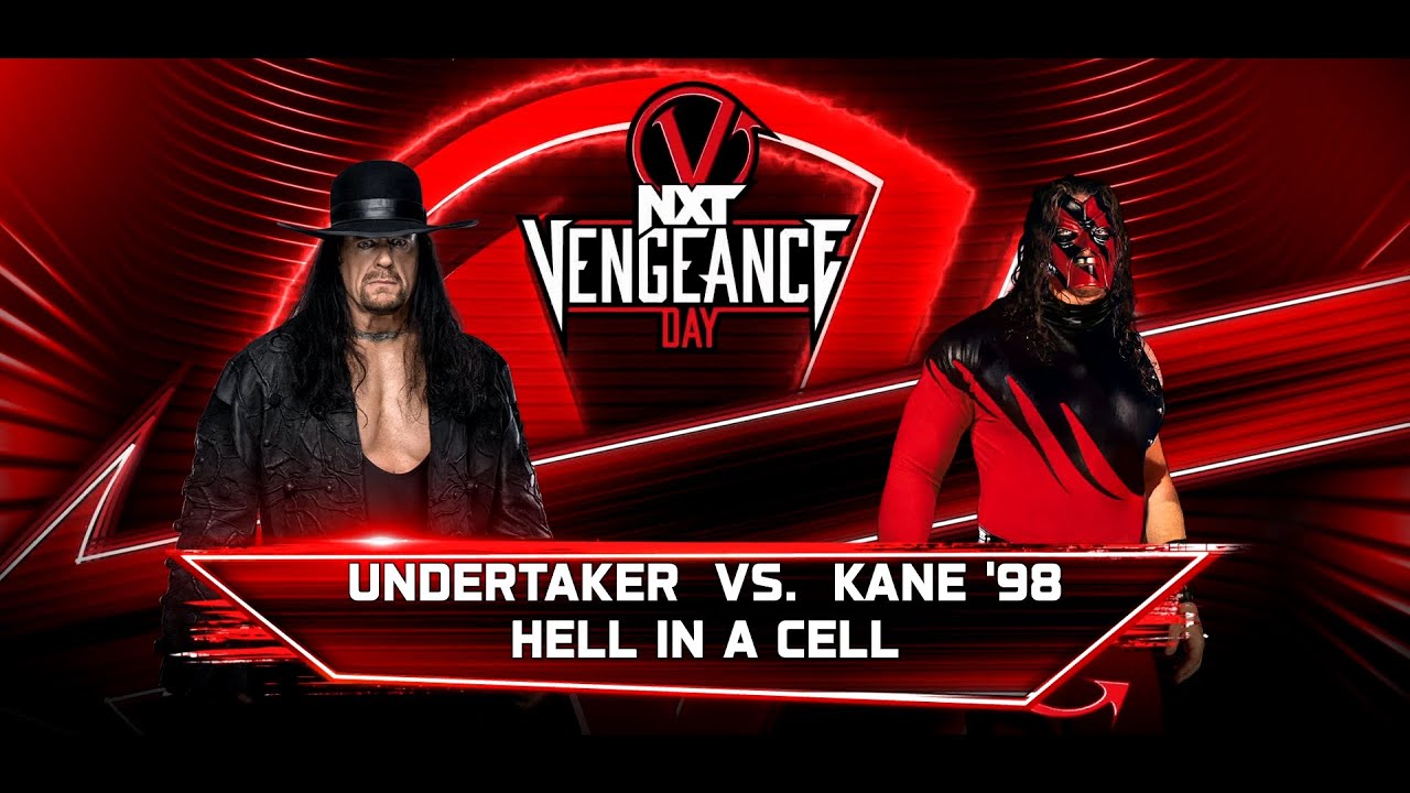 The Undertaker vs Kane – Hell in a Cell   (Classic Brothers of Destruction war, perfect opener 🔥)