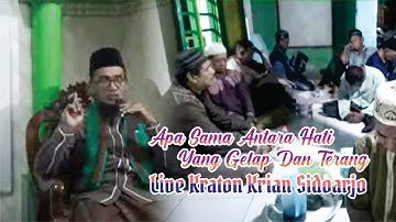Live Kraton Krian Sidoarjo ( Apa Sama Antara Ht Yg Gelap Dan Terang )