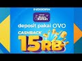 OVO X INDODAX TERBARU,DEPOSIT PAKAI OVO CASBACK 15RIBU OVOPOINTS