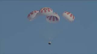 SpaceX Crew Dragon Returns From Space Station On Demo-1 Mission.