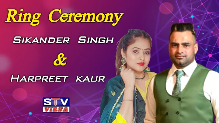 LIVE Ring Ceremony || Sikander Singh Sandhu & Harp...