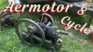 Starting an 8 Cycle Aermotor Hit n Miss