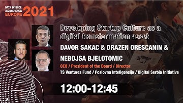 [DSC Europe 21] Developing Startup Culture as a digital transformation asset