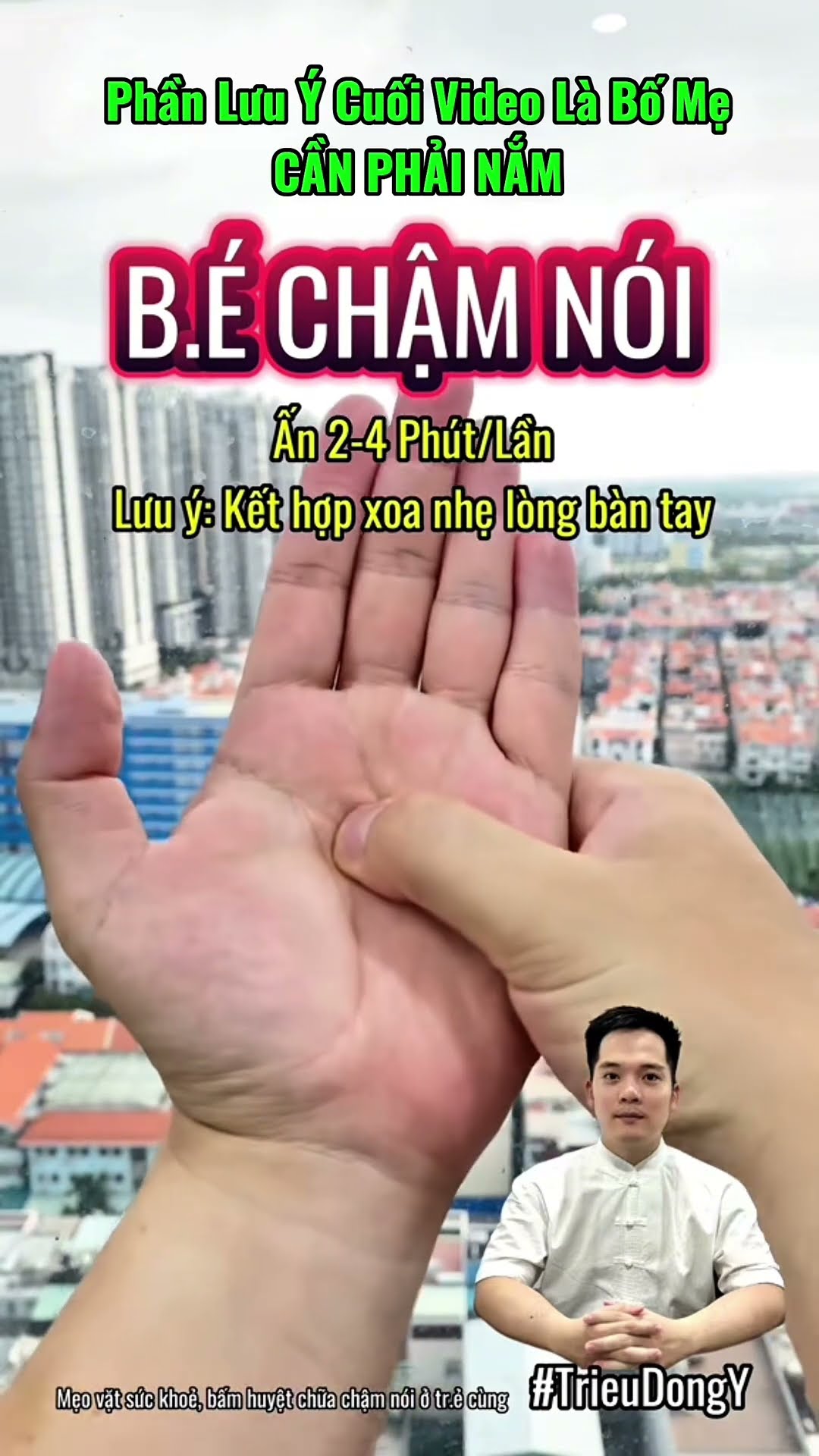 Xoa, Day Ấn, Vỗ Tay Kích Thích Huyệt Lao Cung Gửi Bố Mẹ Lưu Ý 🇻🇳