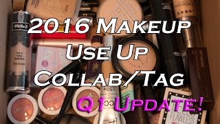 2016 Makeup Use Up Collab/Tag Q1 Update | Project Pan Update