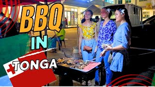 Checking out the Night BBQ markets in Tonga | Tonga Vlog 2024