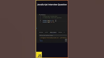 #0017 JavaScript Interview Question| #javascript #coding