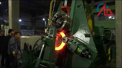 automatic ring rolling machine use ring rolling Line do  ring rolling