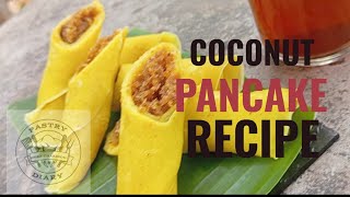 Sri lankan Sweet Coconut Pancake Recipe | Pastry diary pancake food