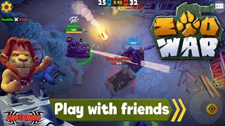 Zoo War: 3v3 Tank Android Gameplay screenshot 4