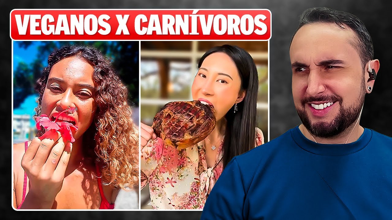 Góes reage a dietas extremas! (Dieta crudívera Vegana e Dieta Carnívora)