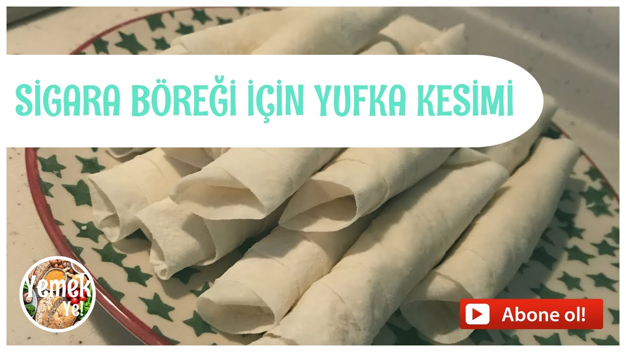 🎀 📍Sigara Böreği Yufkası Nasıl Kesilir? YouTube