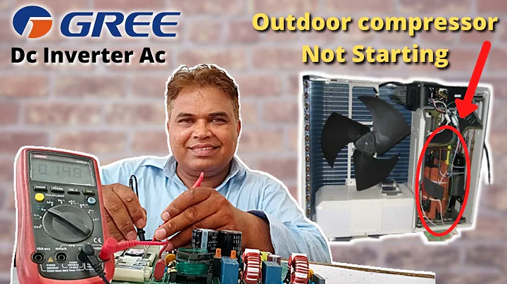 Gree Dc Inverter AC Outdoor Unit Compressor Not Starting Problem | PCB Repair