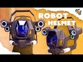 Vacuform Visor and EVA Foam Robot Helmet - Destiny Sweeper Bot Build