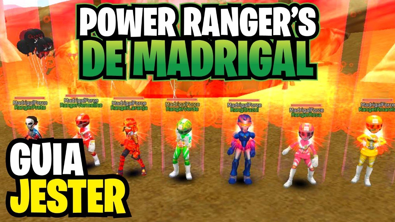 Jester Power Ranegers COMO FAZER JESTER RANGERS DE MADRIGAL #FLYFFBRASIL - YouTube