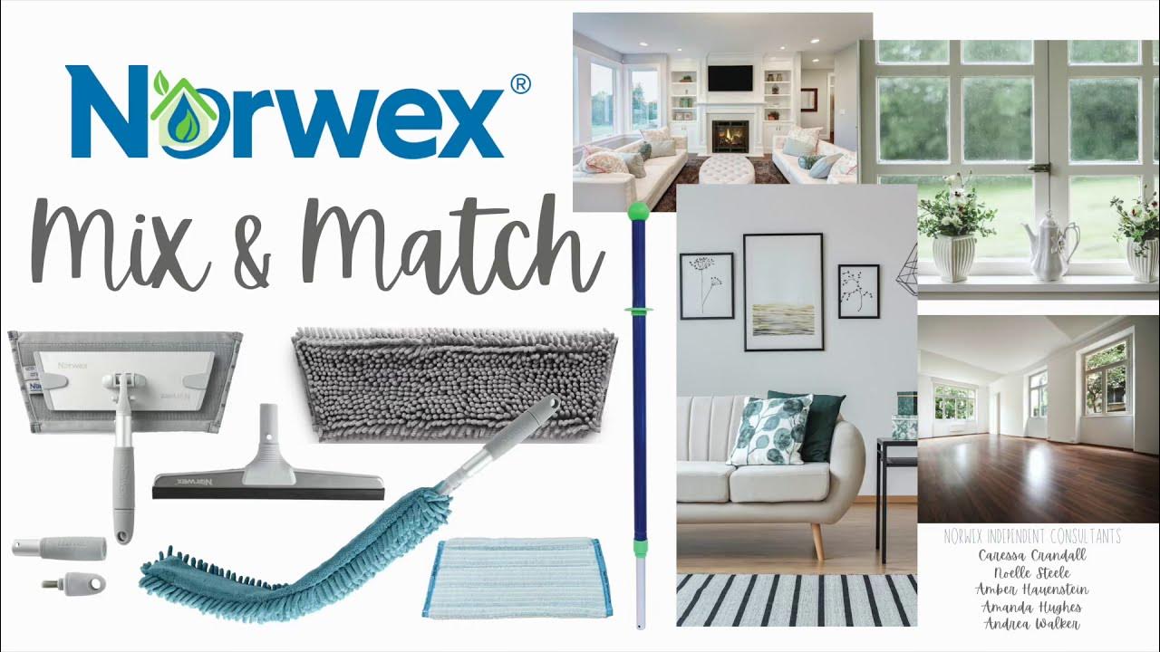 Mix & Match Norwex Mop and Handheld attachments YouTube
