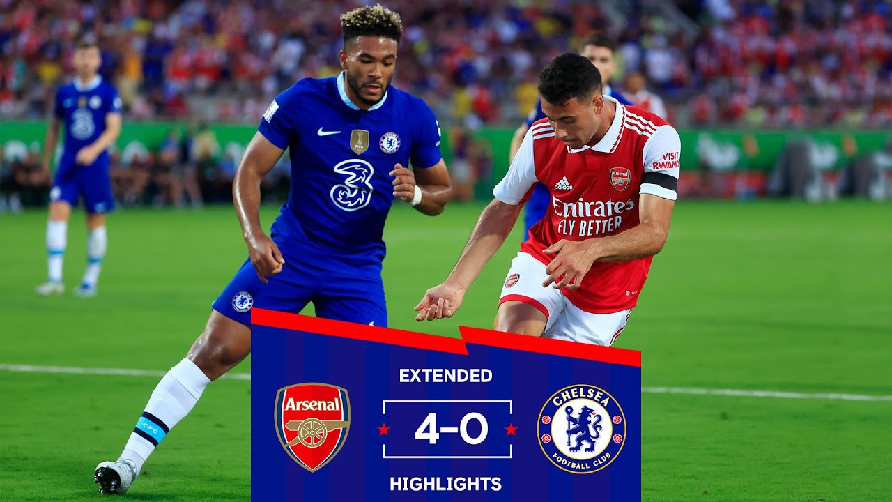 Arsenal 4-0 Chelsea Pre-Season Extended Highlights