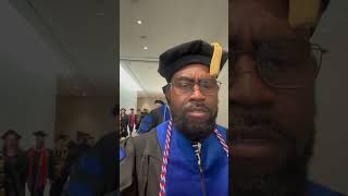 Graduates marching in