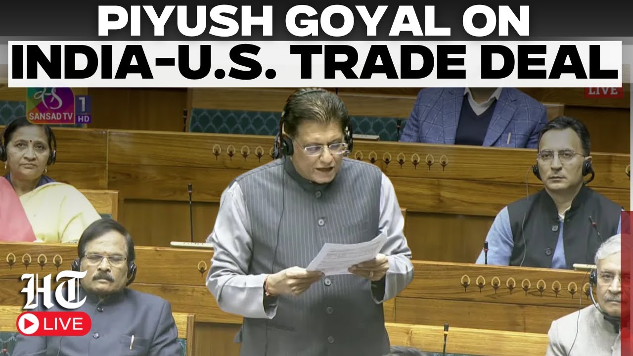 Piyush Goyal Live | India US Trade Deal | Parliament Budget Session ...