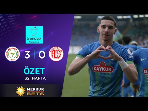 Merkur-Sports | Ç. Rizespor (3-0) B. Antalyaspor - Highlights/Özet | Trendyol Süper Lig - 2023/24