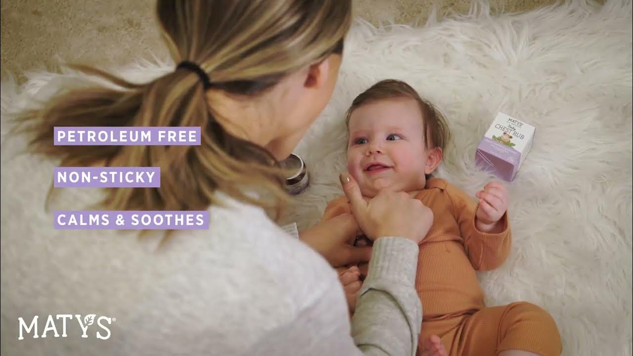 Maty's Baby Chest Rub Naturally Comfort, Soothe, & Help Relieve Congestion YouTube