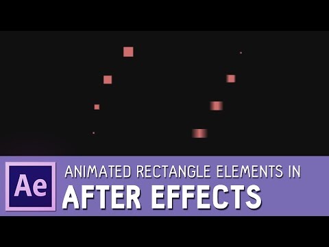 Animated Rectangle Elements in After Effects | Simple motion graphics tutorial